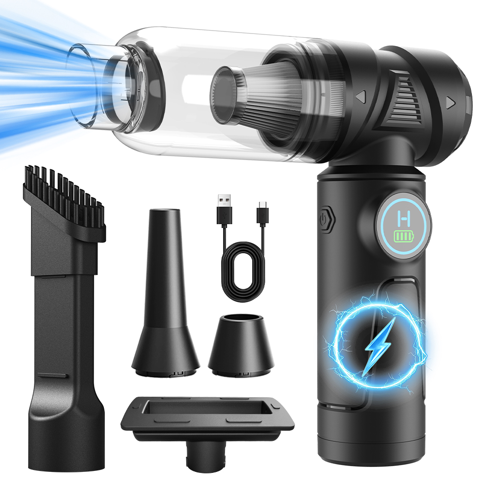 QX02 Mini Vacuum Cleaner with 3-in-1 accessory kit